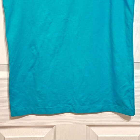 Kate Spade | Women’s Blue Cammy Tank Turquoise Cotton Decorative Bows Top M - Picture 5 of 16